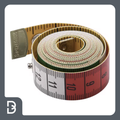 Dual-Scale Measuring Tape with Snap Closure